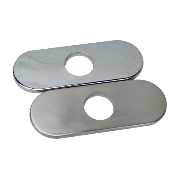 Brushed Nickel Color Deck Plate Bathroom