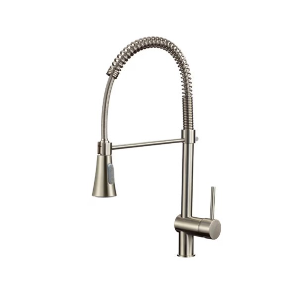 Brushed Nickel Color PL-8210 Kitchen Faucet - v1