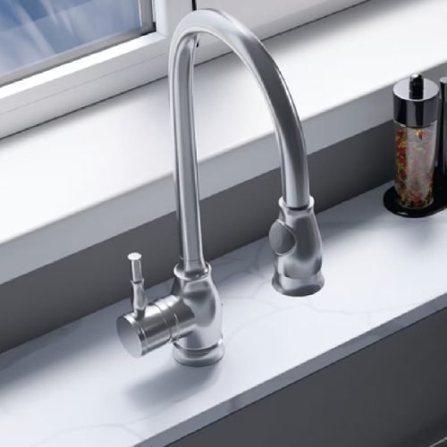 PL-8217 Single Hole Pull Down Kitchen Faucet