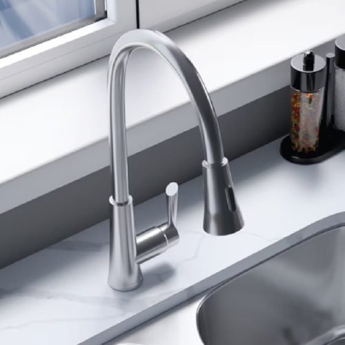 PL-8218 Single Hole Pull Down Kitchen Faucet