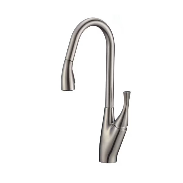 Brushed Nickel Color PL-8224 Kitchen Faucet - v1