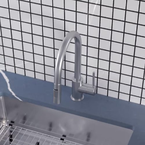 PL-8231 Single Hole Pull Down Kitchen Faucet