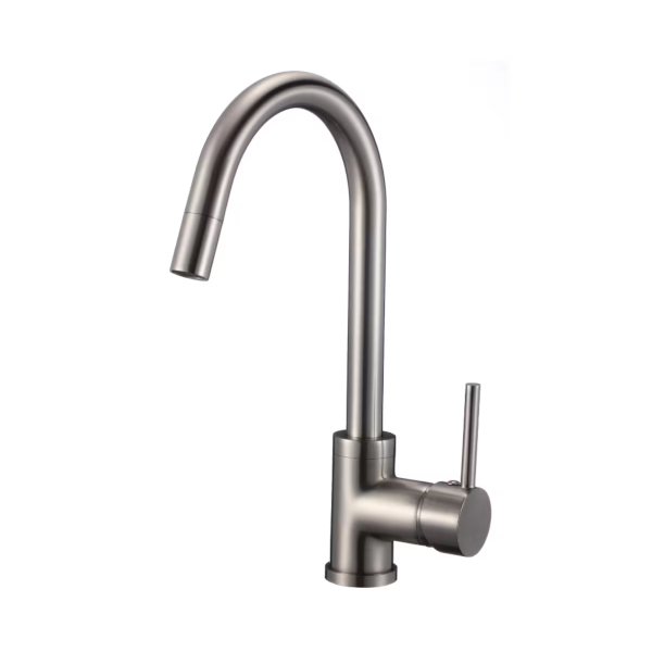 Brushed Nickel Color PL-8237 Kitchen Faucet - v1