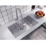 PL-HA115 R0 Handmade 16 & 18 Gauge Stainless Steel Undermount Kitchen Sink