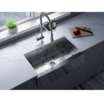 PL-HA122 R0 Handmade 16 Gauge Stainless Steel Farmhouse Kitchen Sink