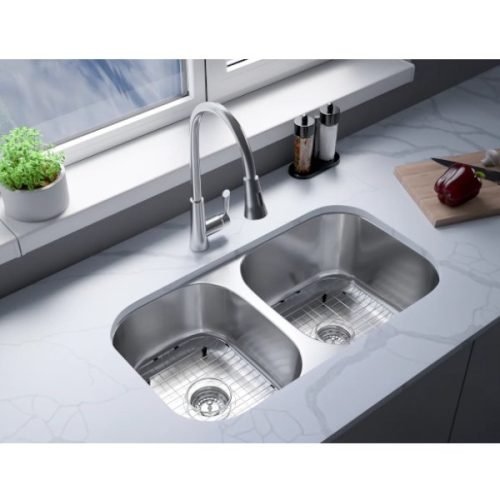 PL-VP6040 Stainless Steel Double Bowl Undermount Kitchen Sink