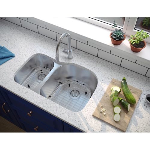 PL-VS3070 Stainless Steel Double Bowl Undermount Kitchen Sink