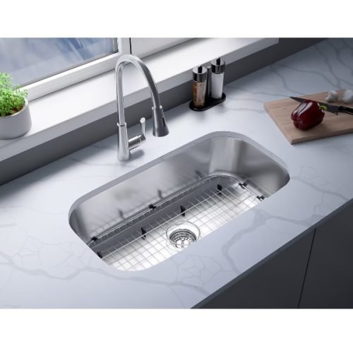 PL-VS3218 Stainless Steel Single Bowl Undermount Kitchen Sink