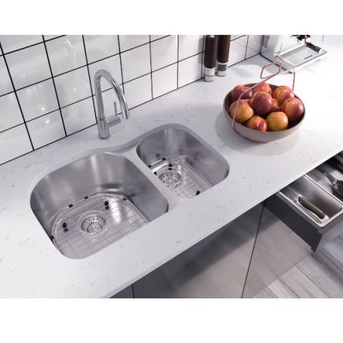 PL-VS7030 Stainless Steel Double Bowl Undermount Kitchen Sink