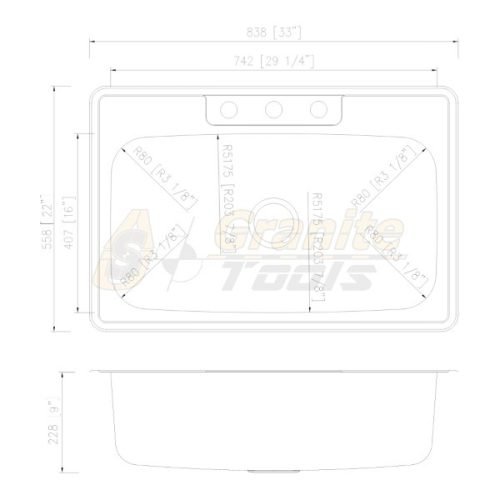 Plano PL-VT3322 3 Hole
