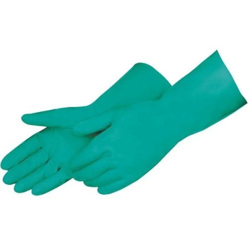 Green Nitrile Chemical Gloves