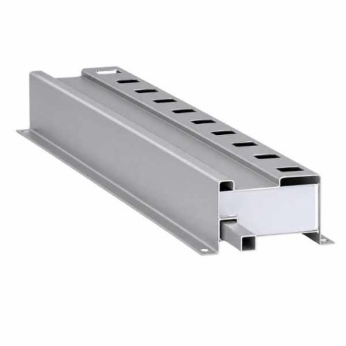 GROVES 60 inch outside rail with wood slot for material storage racks