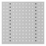 GROVES tool storage system metal peg board with mounting bar