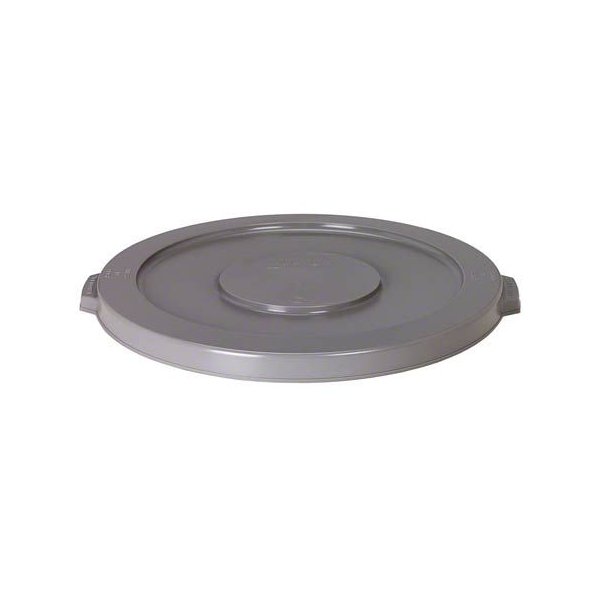 32 Gallon Fla tGray Trash Container Lid - v1