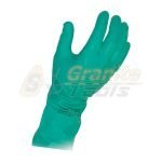 Green Nitrile Chemical Gloves - Imagen Gallery