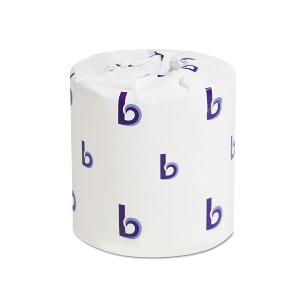 Boardwalk Bwk 6145 White Standard 2-Ply Bathroom Tissue 4 X 3 Sheet (500) Sheets Per Roll add 96 rolls per case - v1