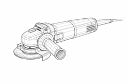 Angle Grinder Angle grinder for cutting and grinding stone