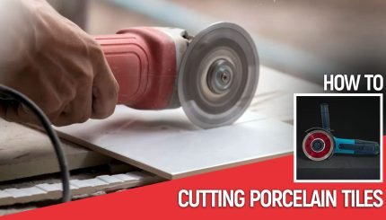 cutting porcelain tiles