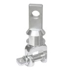 Aardwolf Forged Aluminium Swivel for lifting clamp applications in confined space