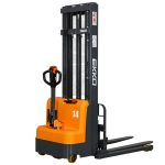 EKKO EB14C-138 full powered straddle stacker for warehouse handling