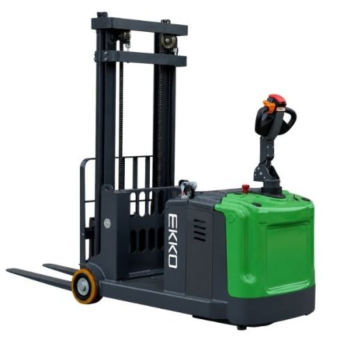 EKKO Lift EK14-130Li electric counterbalanced walkie stacker for material handling