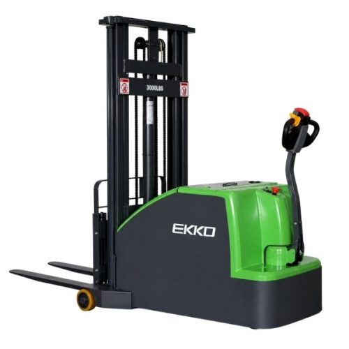 EKKO EK14CS-130Li lithium counterbalanced walkie stacker for material handling
