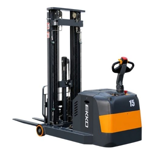 EKKO EH15TH moving mast walkie reach truck for warehouse material handling