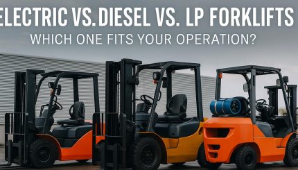 Electric vs Diesel vs LP Forklifts