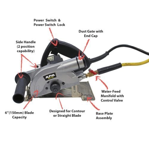 Alpha ESC-150/ESC-250 Electric Wet/Dry Stone Cutter - Imagen Gallery