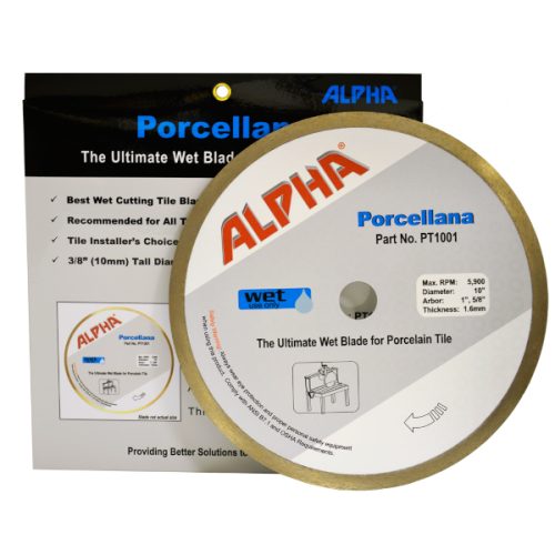 Alpha Porcellana Blades for Portable Rail Saw