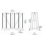 Aardwolf Transport Frame Galvanized TF2000G - Imagen Gallery - Plans