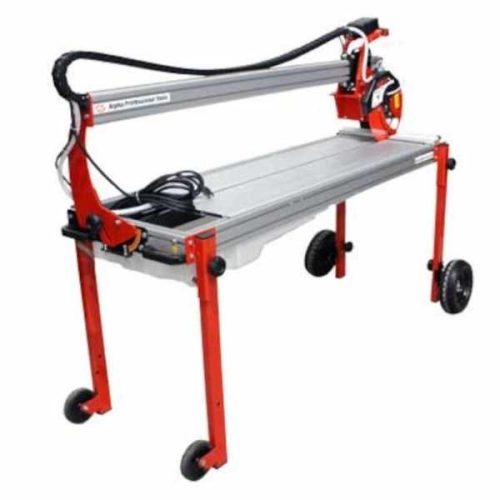 Angled view showing Alpha Black Belt Rail Saw BBS-012