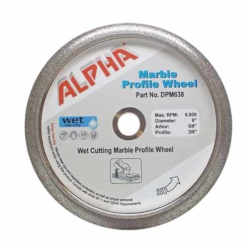 Alpha Marble Profile Wheel DPM638 for marble tile profiling