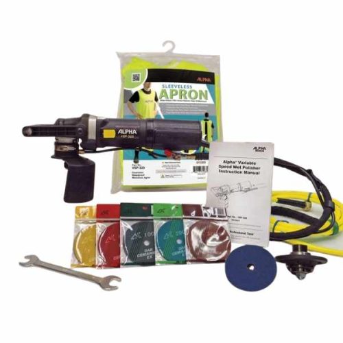 Alpha Eased Edge Tile Bullnose Kit for tile and stone edge finishing