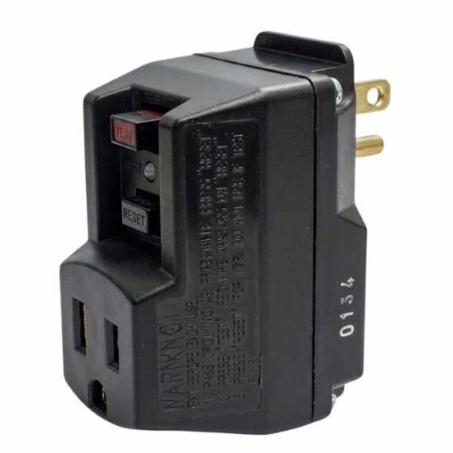Alpha GFCI-1 ground fault circuit interrupter for wet polishing safety