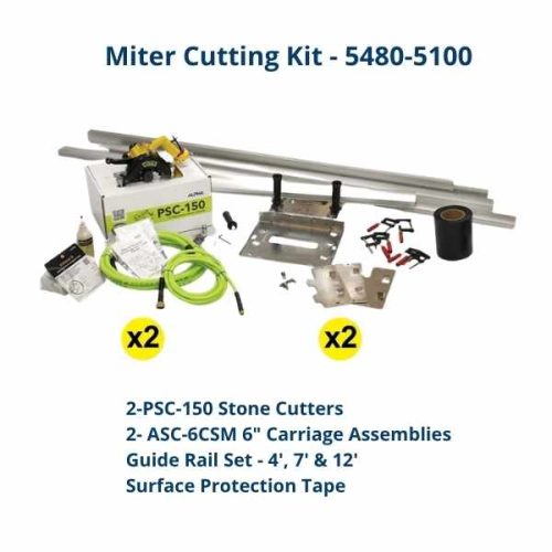 Alpha PSC-150 miter cutting kit for stone fabrication