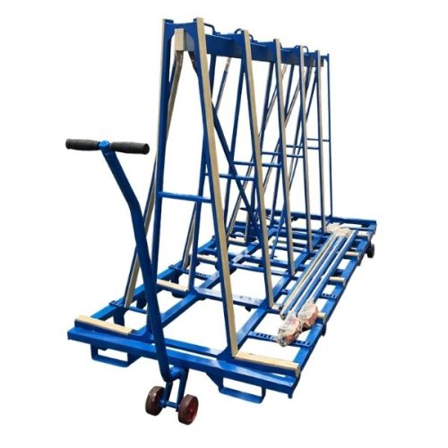 Weha Blue Break-Down A Frame for storing and transporting stone countertops and islands