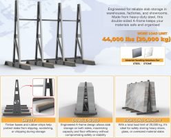 Abaco Heavy Duty Double Side A-Frame 100 - On Page