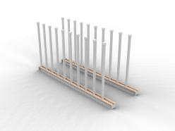 Abaco QLI Universal Slab Rack 010 Pro Galvanized - On Page