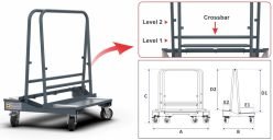 Abaco Nesting Dual Drywall Cart 049 - On Page 2