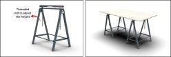 ABACO Economy Fabrication Stand EAFS3139 - On Page