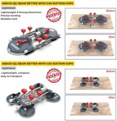 ABACO QLI Seam Setter with Suction Cups - On Page
