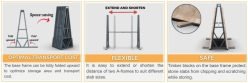 Abaco Folding Adjustable Giant Truck A-Frame 096 - On Page
