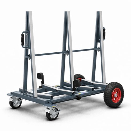 Abaco Economy Double Sided Slab Buggy Pneumatic EDSBG1320P for storing and transporting stone slabs