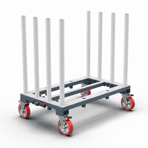 Abaco Flexible Carry Cart 50 for maneuvering and organizing stone slabs