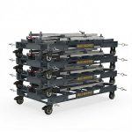 Abaco Folding One-Stop A-Frame 7547 for stone slab transport and storage
