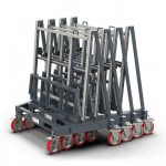 Abaco Nesting Single Sided Cart 6432 for stone slab transport