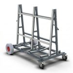 Abaco QLI Double Sided Slab Buggy 1320 for stone slab transport
