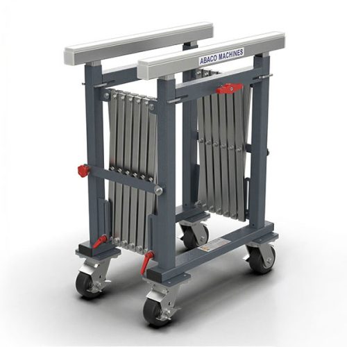 Abaco QLI Foldable Table 7923 for slab machining and fabrication support
