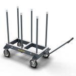 Abaco Slab Rack Dolly 39 for storing and transporting slabs and glass sheets